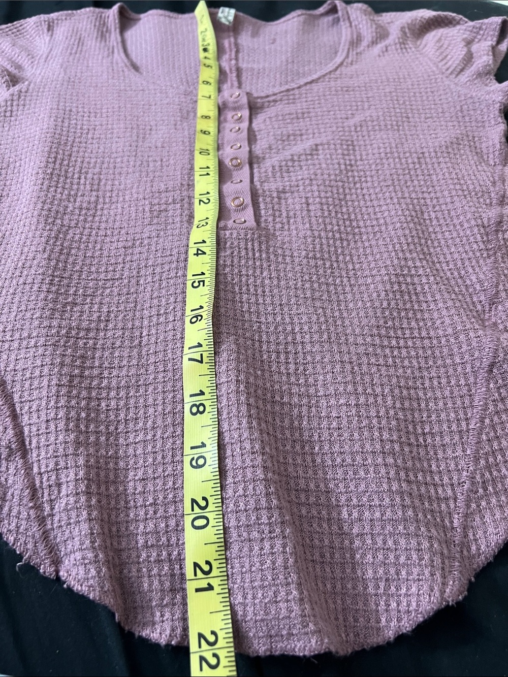 FREE PEOPLE One Of The Girls Baby Tee - Mauve Woods - Picture 7 of 7